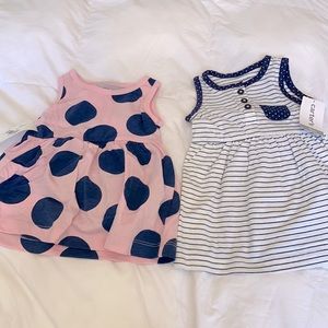 NWT Carter’s sleeveless dresses 3 months